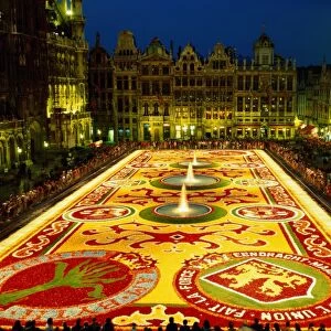 Grand Place / Floral Carpet (Tapis des Fleurs), Brussels, Belgium