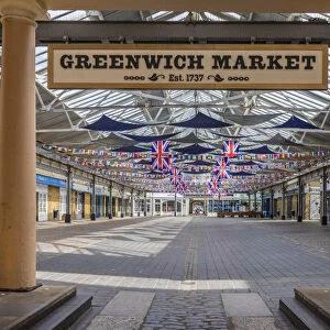 Greenwich market, part of the Maritime Greenwich UNESCO World Heritage Site, Greenwich