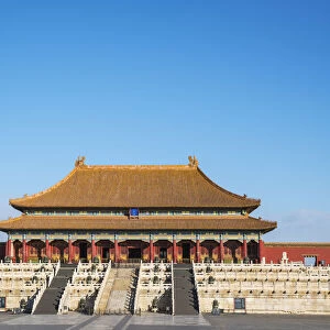 The Hall of Supreme Harmony in the Forbidden City. Beijing, Peoples Republic of China