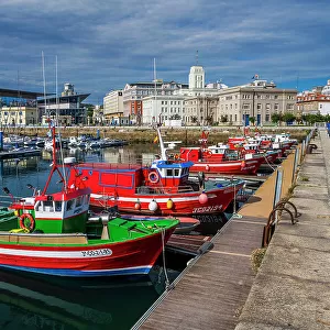 Harbour, A Coruna, Galicia, Spain