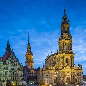 Hofkirche, Dresden, Saxony, Germany
