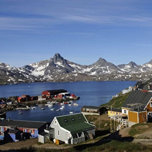 Houses, Tasiilaq, Ammassalik, Greenland