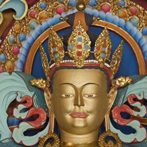 India, Sikkim, Gangtok, Lingdum Gompa, Sakyamuni Budda