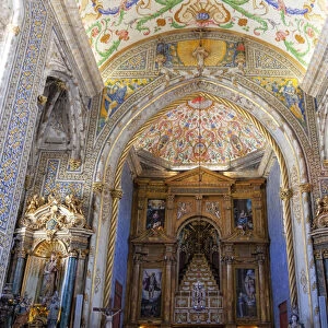 Inner view of Capela de Sao Miguel (Saint Michaels Chapel
