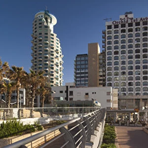 Israel, Tel Aviv, beachfront hotels