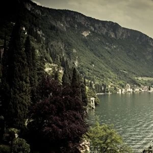 Italy, Lombardy, Lakes Region, Lake Como, Varenna, Villa Monastero, gardens and lakefront
