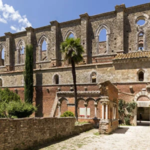 Italy. Tuscany. Siena district Chiusdino. San Galgano Abbey