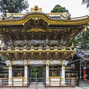 Japan, Honshu, Tochigi Prefecture, Nikko, Toshogu Shrine, Yomeimon Gate