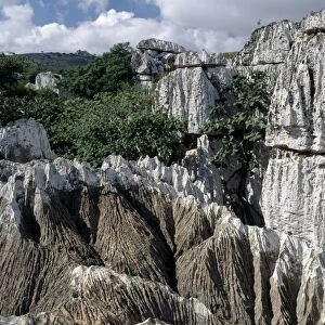 Karst limestone in the Homhil Mountains