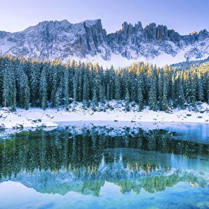 Lake Carezza, Dolomites, South Tyrol, Italy