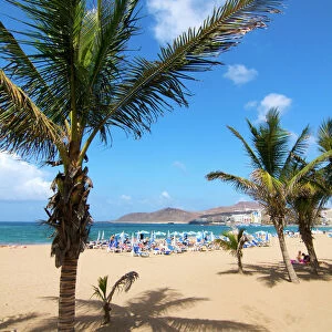 Las Canteras beach, Las Palmas, Gran Canaria, Canary Islands, Spain