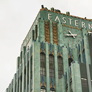 Los Angeles, California. USA. The exterior of the famous Eastern Columbia Buiding