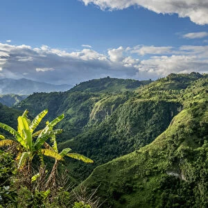 Magdalena River Valley seen from La Chaquira, San Agustin, Huila Department, Colombia