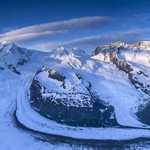 Matterhorn, Monte Rosa range & Gornergletscher, Zermatt, Valais, Switzerland