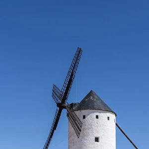 Old Spanish windmill, Alcazar de San Juan, Castilla-La Mancha, Spain