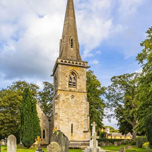 The Parish Church of Saint Mary Lower Slaughter, Cotswolds, Gloucestershire, England, UK