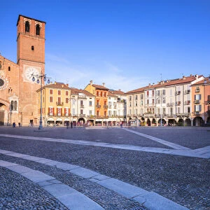 Piazza della Vittoria(Vittoria square). Lodi, Province of Lodi, Lombardy, Italy