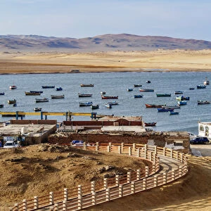 Port in Lagunillas, Paracas National Reserve, Ica Region, Peru