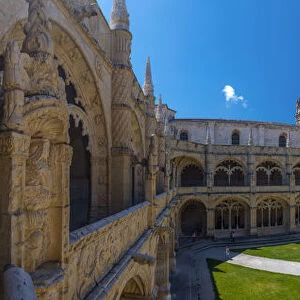 Portugal, Lisbon, Belem, Mosteiro dos Jeronimos (Jeronimos Monastery or Hieronymites