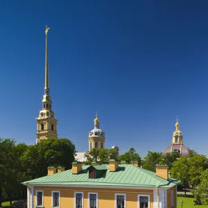 Russia, St. Petersburg, Petrograd, Peter and Paul Fortress, Saints Peter and Paul