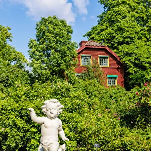 Sculpture in Skansen open air museum, Stockholm, Stockholm County, Sweden
