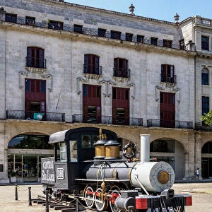 Steam Locomotive at La Habana Vieja, Havana, La Habana Province, Cuba