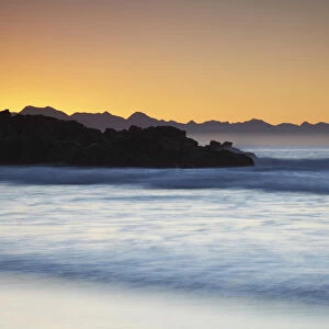 Sunrise on Plettenberg Bay beach, Western Cape, South Africa