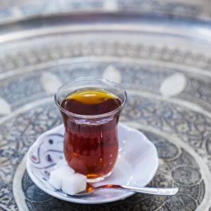Traditional Turkish tea, Grand Bazaar, Istanbul, Turkey