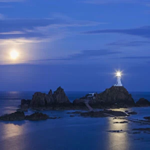 United Kingdon, Channel Islands, Jersey, Corbiere Lighthouse