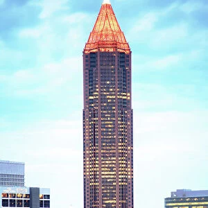 USA, Atlanta, Georgia, Bank Of America Plaza Building, Tallest Skyscraper In Atlanta, Also Known as The Pencil, Fulton County, Dusk