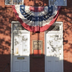 USA, Maryland, Baltimore, Babe Ruth Birthplace Museum, former home of legendary baseball