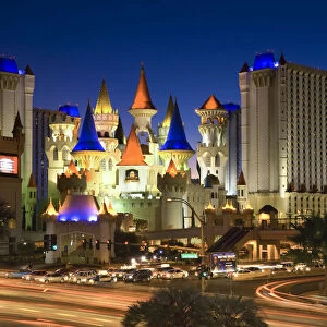 USA, Nevada, Las Vegas, Excalibur Hotel and Casino