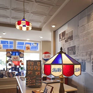 USA, North Carolina, New Bern, Birthplace of Pepsi-Cola, softdrink created by pharmacist