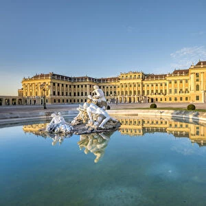 Vienna, Austria, Europe. The Schonbrunn Palace at sunrise