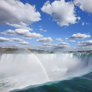 Waterfall Niagara Falls with rainbow - Canada, Ontario, Niagara