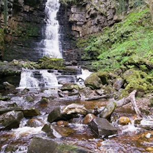 Mill Gill waterfall near Askrigg Yorkshire Dales UK