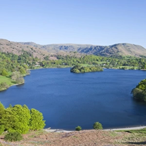 Grasmere from Loughrigg Terrace in the Lake district National Park, UK