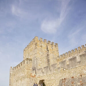 Portugal, Estredmadura, Lisbon, Bairro do Castello, Castelo de Sao Jorge, St Georges castle