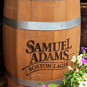 Replica Samuel Adams beer barrel, Boston, Massachusetts, USA
