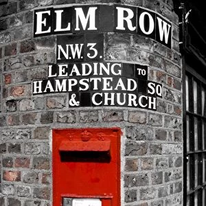 UK, London, Hampstead Post Box