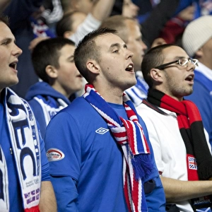 Ibrox Stadium: A Sea of Pride - Rangers 2-0 Lead Over Motherwell in the Scottish League Cup