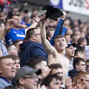 Rangers Fans Go Wild: Ryan Jack's Thrilling Goal vs Celtic at Ibrox Stadium (Scottish Premiership & Scottish Cup Champions)