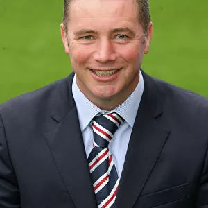 Rangers Football Club: 2008-2009 First Team - Ally McCoist and Squad at Ibrox