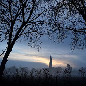 Salisbury Cathedral, in the centre of the city in which former Russian intelligence