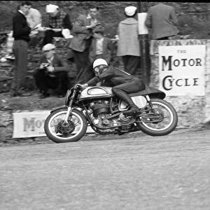 Alistair King Norton 1956 Junior Manx Grand Prix
