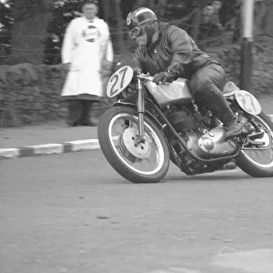 Barry Lindley (BSA) 1958 Senior Snaefell Manx Grand Prix