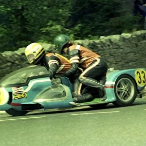 Ernst Trachsel & Benedikt Stahli (TTM Yamaha) 1976 1000cc Sidecar TT