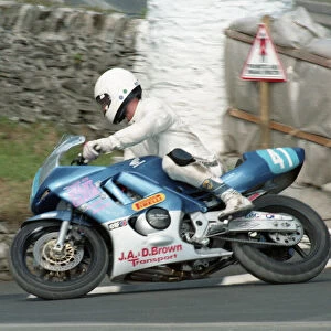 Geoff Webster (GLSM Honda) 1996 Junior Manx Grand Prix