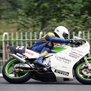 Mark Langton (Kawasaki) 1990 Junior TT