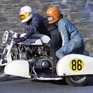 Neil Southerland Phillip Matthews Triton 1973 750 Sidecar TT